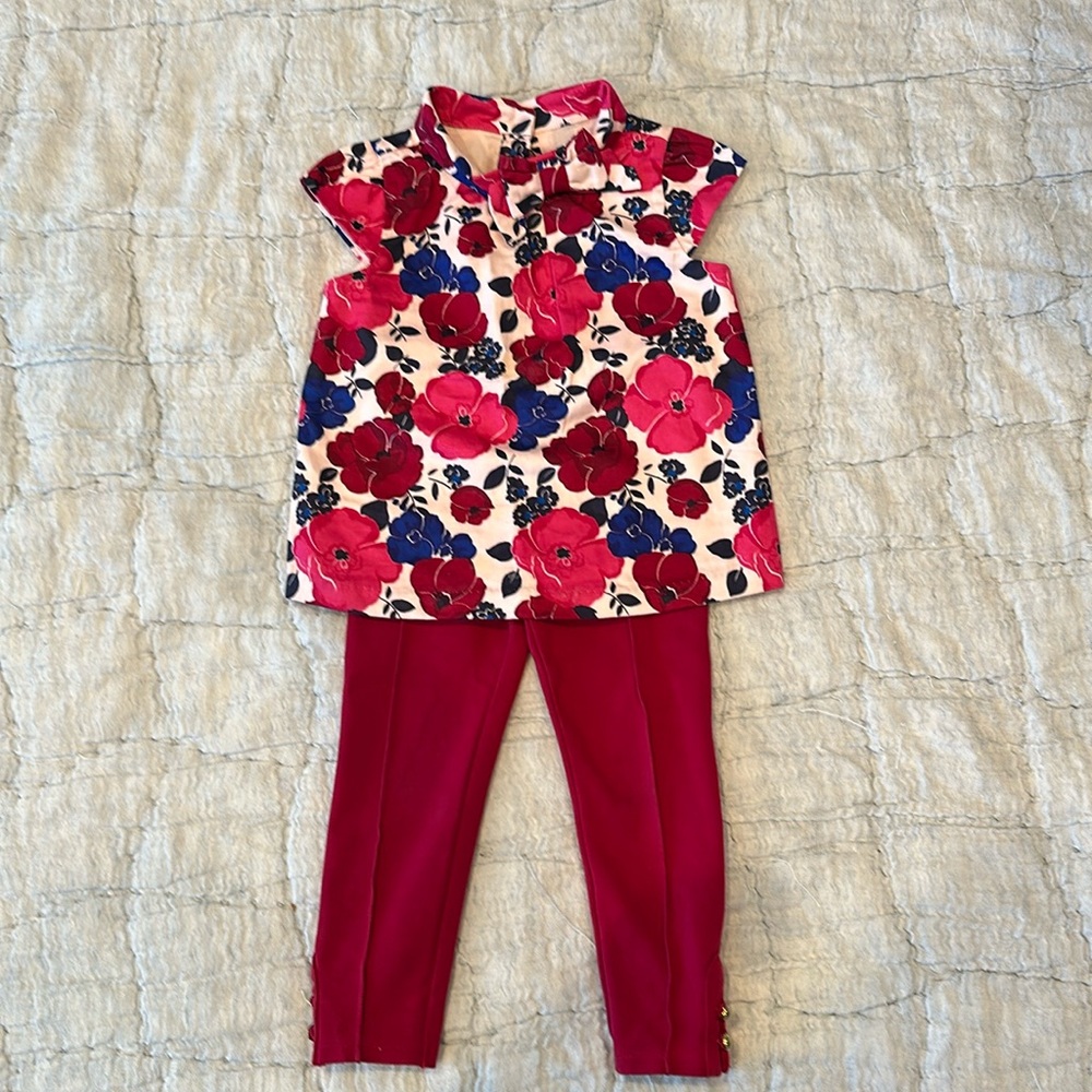 Jamie and Jack girls 3 piece set size 2T.